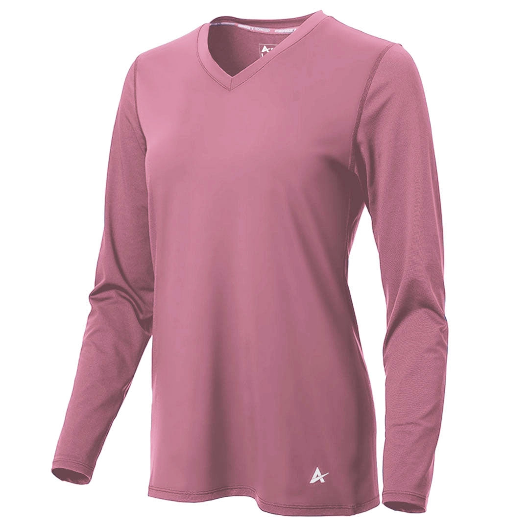 Women's Cooling V-Neck Long Sleeve T-Shirt - CLOSEOUT
