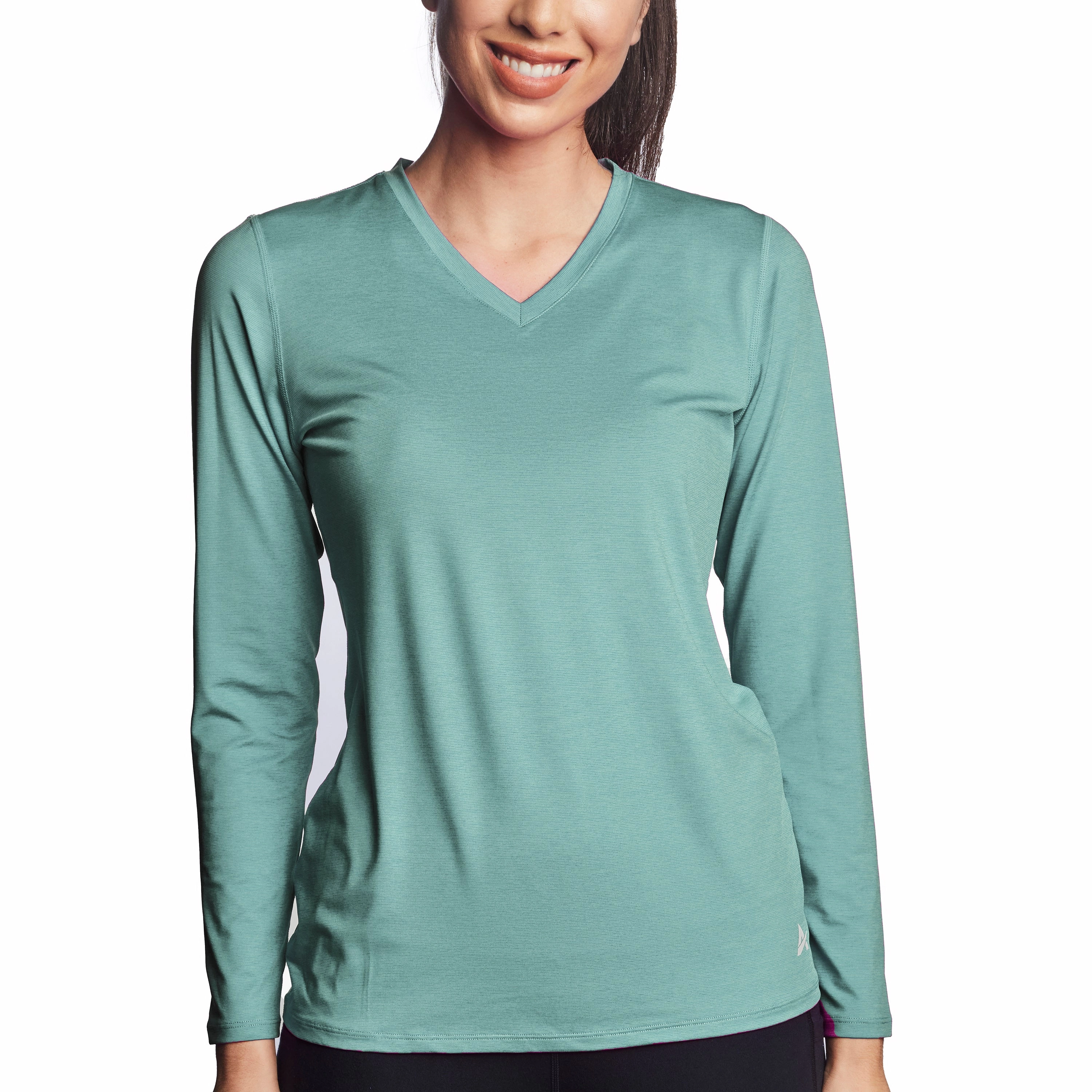 Women's Cooling V-Neck Long Sleeve T-Shirt