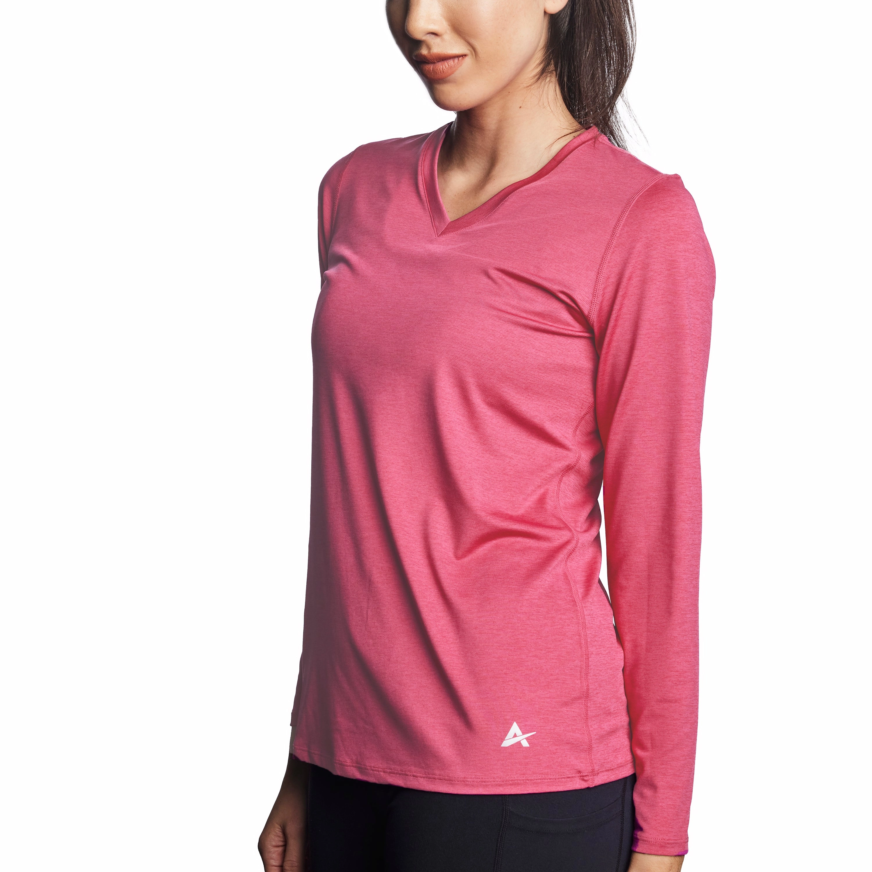 Women's Cooling V-Neck Long Sleeve T-Shirt