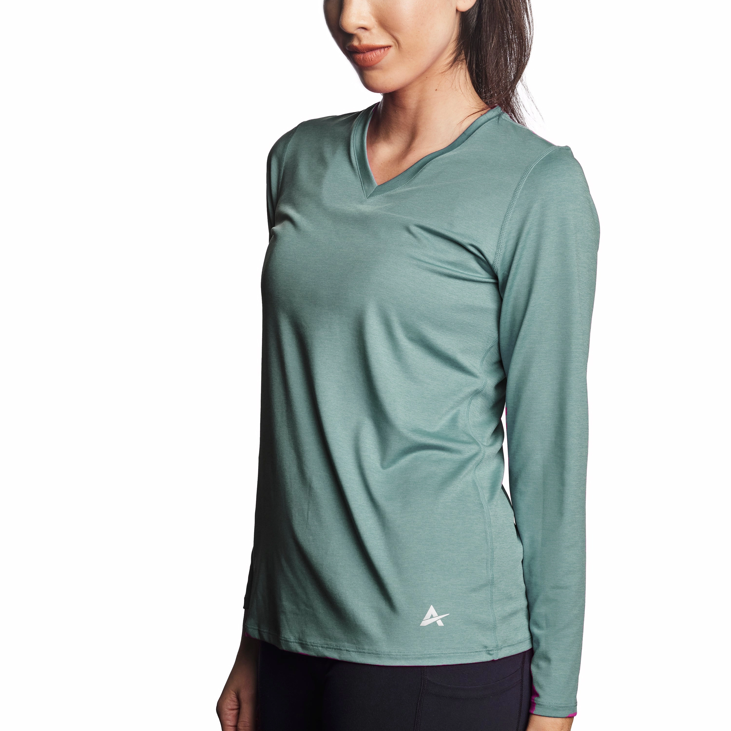 Women's Cooling V-Neck Long Sleeve T-Shirt